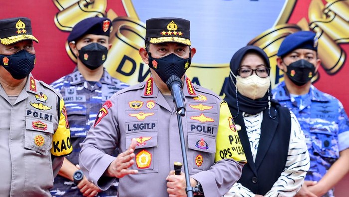 Kapolri Jenderal Listyo Sigit di di Sentul International Convention Center (SICC), Kabupaten Bogor, Jawa Barat, Selasa (28/12). (Dok. Istimewa)