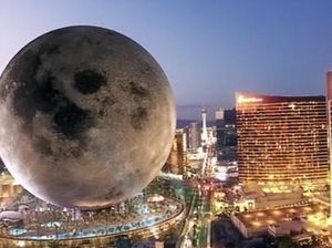 Potret Rencana Resor Bulan Raksasa di Las Vegas