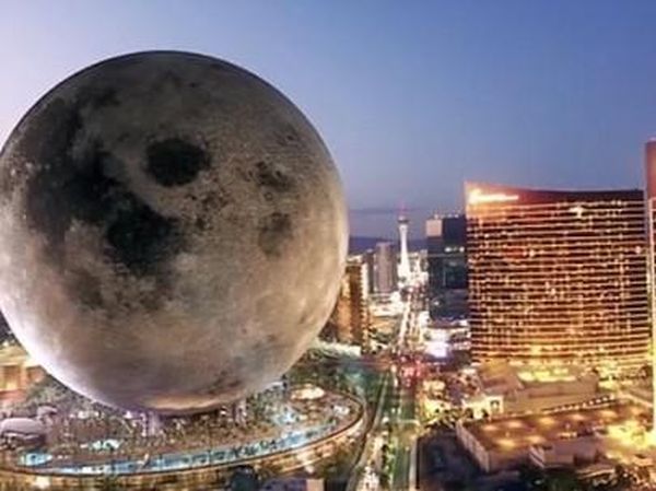Potret Rencana Resor Bulan Raksasa di Las Vegas