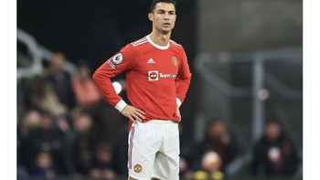 Ronaldo tampil melempem dan tak mencetak sekalipun peluang lawan Newcastle. Foto: Twitter