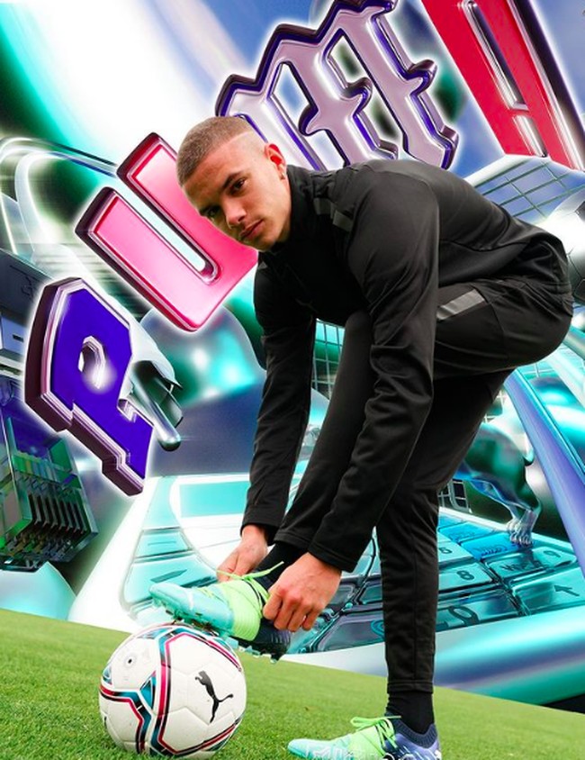 Remaja 19 tahun itu dikontrak puma dengan nilai fantastis mencapai 1,2 juta poundsterling atau senilai Rp 23 miliar. Foto: dok. Instagram