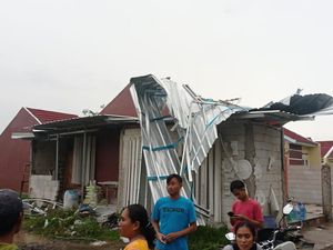 46 Rumah di Gebang Cirebon Rusak Diterjang Puting Beliung