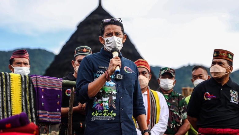 Sandiaga Uno Sandiaga di Desa Wae Rebo, NTT.