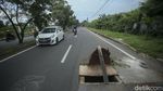 Waduh! Bekas Proyek Galian di Bekasi Hanya Ditutup Seng