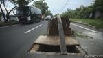 Waduh! Bekas Proyek Galian di Bekasi Hanya Ditutup Seng