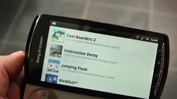 Ini tampilan game yang dapat diunduh dan dimainkan di Xperia Play. Foto: Pocket Lint