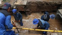Box culvert ini dibuat dengan menggunakan besi tulangan sehingga gorong-gorong ini dapat lebih kuat untuk menahan beban berat.