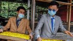 Bak Orang Kantoran! Tukang Bandeng Presto hingga Tahu Ini Pakai Jas dan Dasi