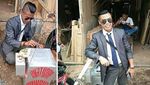 Bak Orang Kantoran! Tukang Bandeng Presto hingga Tahu Ini Pakai Jas dan Dasi