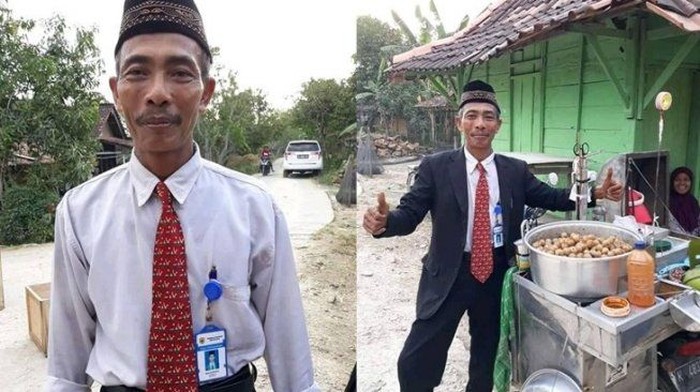 Bak Orang Kantoran! Tukang Bandeng Presto hingga Tahu Ini Pakai Jas dan Dasi Bak Orang Kantoran! Tukang Bandeng Presto hingga Tahu Ini Pakai Jas dan Dasi