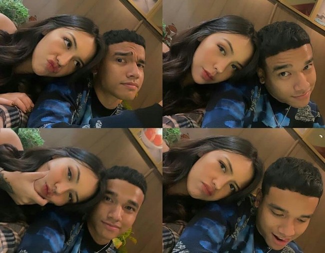 Seperti dalam foto yang satu ini, keduanya terlihat kompak saat berpose bersama. Bagaimana menurutmu, cocok nggak nih? Foto: Instagram/@srhloiseee