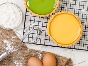 Diberi Sentuhan Pandan, Egg Tart Ini Punya Cita Rasa Lokal yang Nikmat