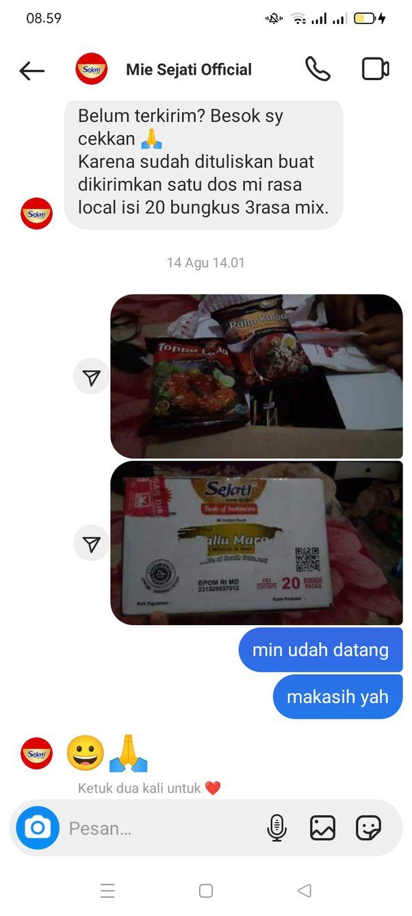 Komplain Produk Tak Sesuai, 5 Orang Ini Dapat Mie Instan Sekardus