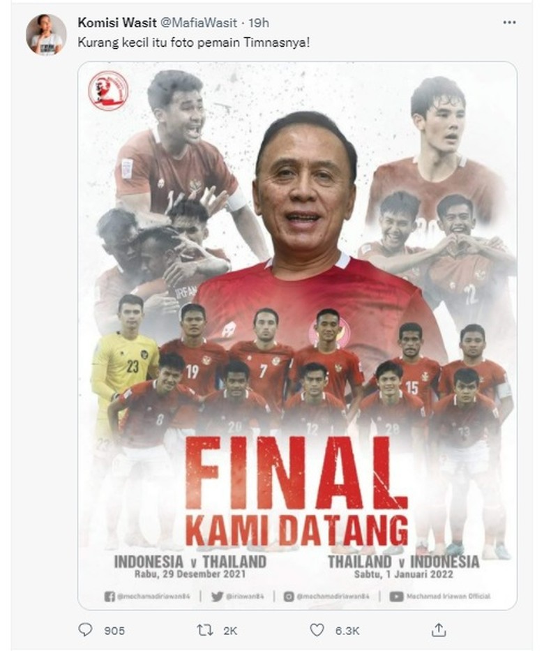Meme Ketua PSSI