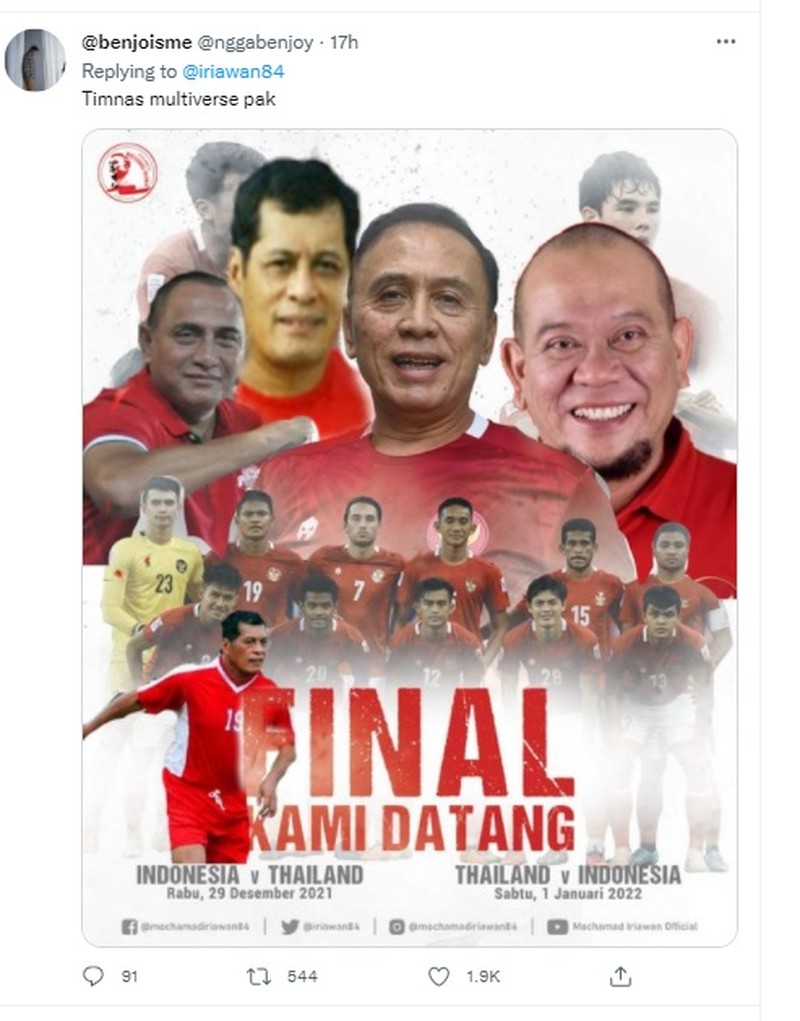 Meme Ketua PSSI