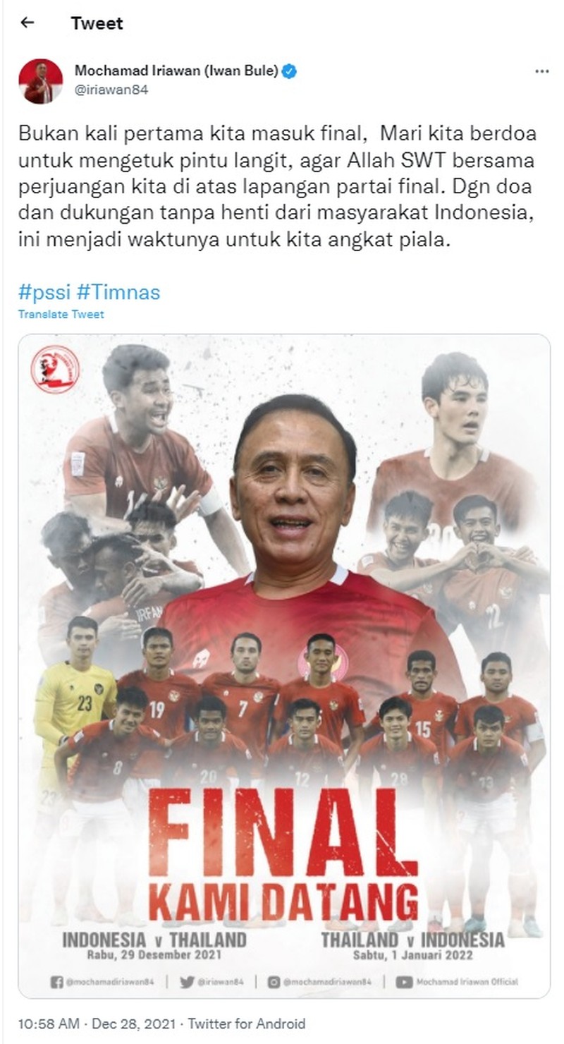 Meme Ketua PSSI