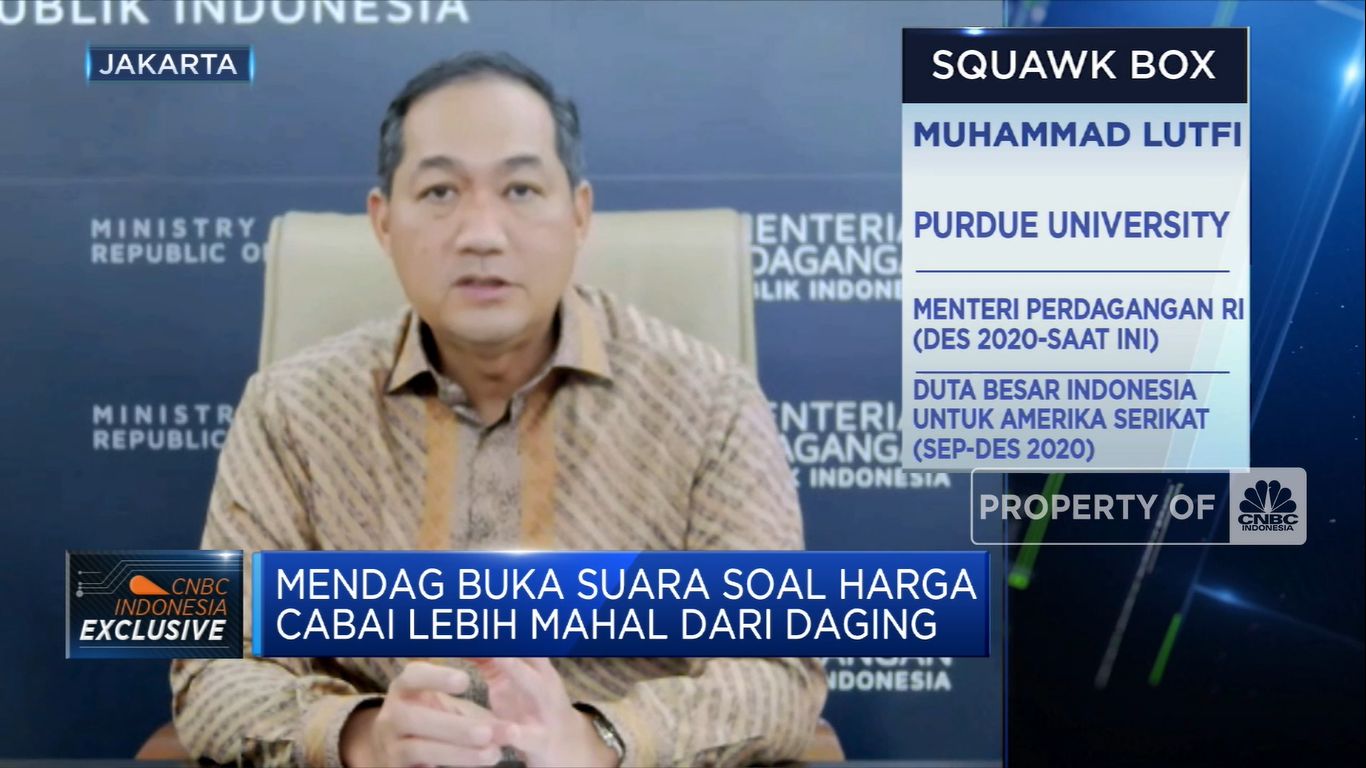 Mendag Buka Suara Soal Harga Cabai Lebih Mahal dari Daging (CNBC Indonesia TV)