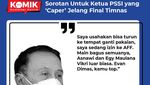 Sorotan Untuk Ketua PSSI yang Caper Jelang Final Timnas