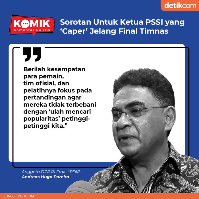 Sorotan Untuk Ketua PSSI yang 'Caper' Jelang Final Timnas (Tim Infografis detikcom)