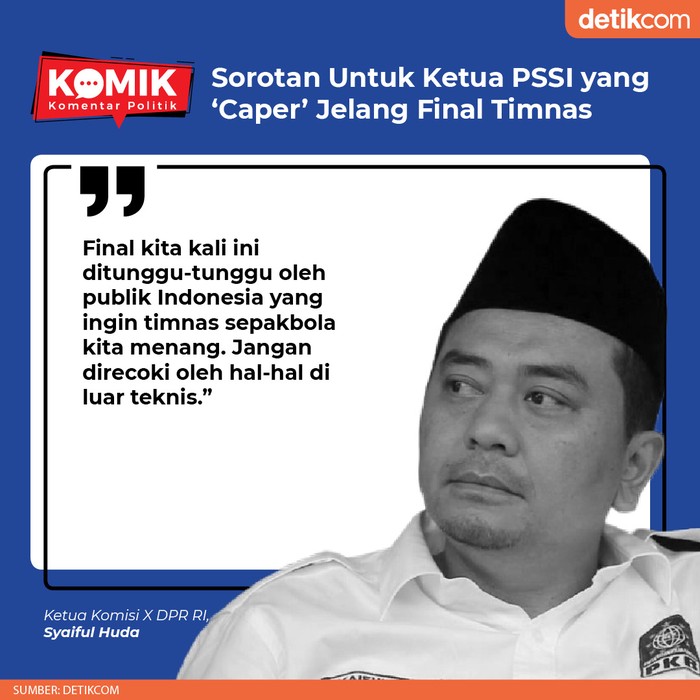 Sorotan Untuk Ketua PSSI yang 'Caper' Jelang Final Timnas (Tim Infografis detikcom)