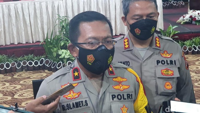 Wakapolda DIY Brigjen R Slamet Santoso, Rabu (29/12/2021).