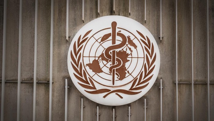 Geneva, Switzerland - December 03, 2019: World Health Organization (WHO / OMS) Logo at WHO Headquarters