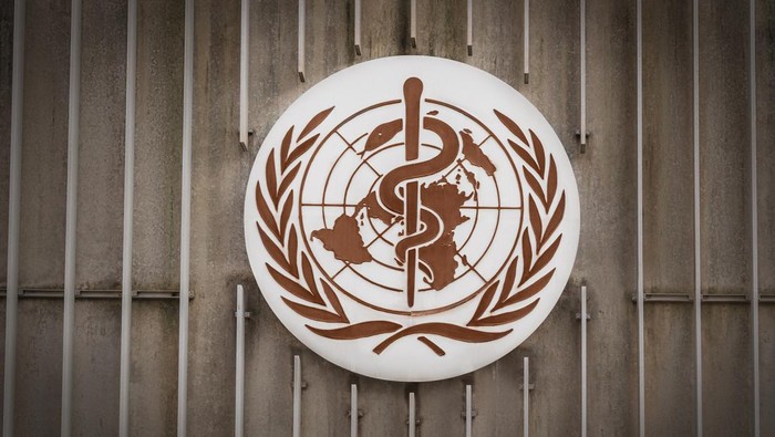 WHO Geneva, Switzerland - December 03, 2019: World Health Organization (WHO / OMS) Logo at WHO Headquarters