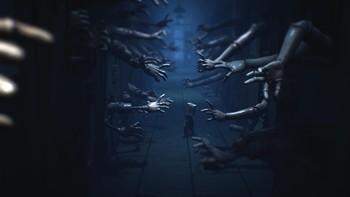 Desain makhluk mengerikan yang tersaji di Little Nightmares 2 memang memiliki keunikan tersendiri. Berperan sebagai anak kecil yang terjebak di pemukiman penuh monster besar. Foto: (Steam).