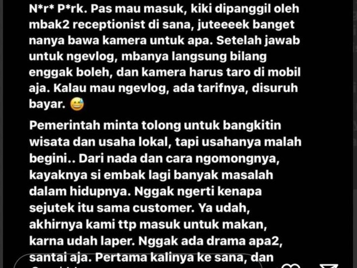 Arief Muhammad Dijutekin Pelayan Resto Arief Muhammad Dijutekin Karyawan Nara Park, Ini Klarifikasi Pihak Resto