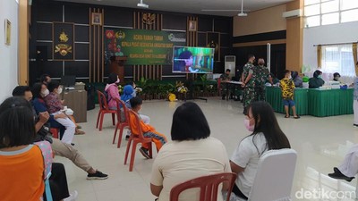 Cara RS di Magelang Hibur Anak-anak yang Takut Vaksin