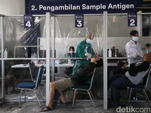 Tarif Antigen di Stasiun Pasar Senen-Gambir Turun Jadi Rp 35.000