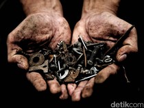 Ranjau Paku Terkumpul 1 Kg dari 6 Ruas Jalan Jakarta Ini, Awas Ban Bocor!