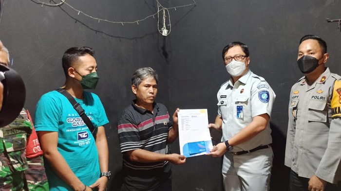 Keluarga Handi-Salsa mendapat santunan Rp 50 juta dari Jasa Raharja