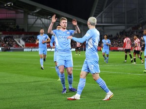Brentford Vs Man City: The Citizens Menang, Jauhi Para Rival