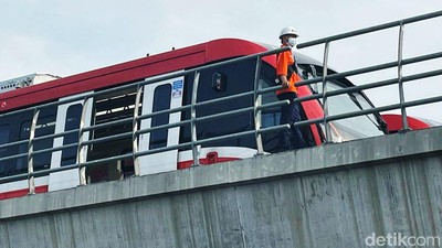 Pasca Tabrakan, LRT Jabodebek Dipindah ke Jalur Cawang-Pancoran