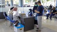 Stasiun Bekasi Layani Tes PCR Penumpang Anak di Libur Nataru
