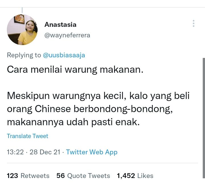 Boleh Dicoba Netizen Ramai Ramai Ungkap Ciri Warung Makan Yang Enak