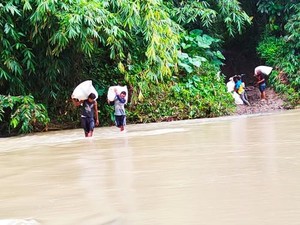 Warga Desa Nangela Sulit Bantuan Medis Imbas Jembatan Hancur, Yuk Bantu!