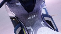 Ini penampakan leg room dari Yamaha E01. Foto: Yamaha
