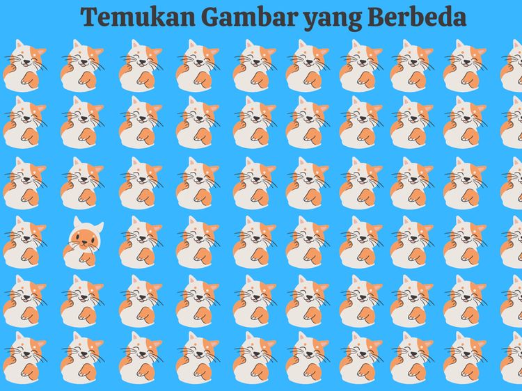 Jelang Tutup Tahun Biasanya Nggak Fokus, Bisa Temukan Gambar yang Beda?