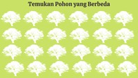 Foto1: Semua pohon memang terlihat sama, tapi ada satu yang berbeda, lho. (Foto:detikHealth?