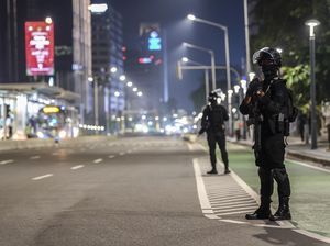 Crowd Free Night Jakarta, Bundaran HI Ditutup-Kerumunan Dibubarkan
