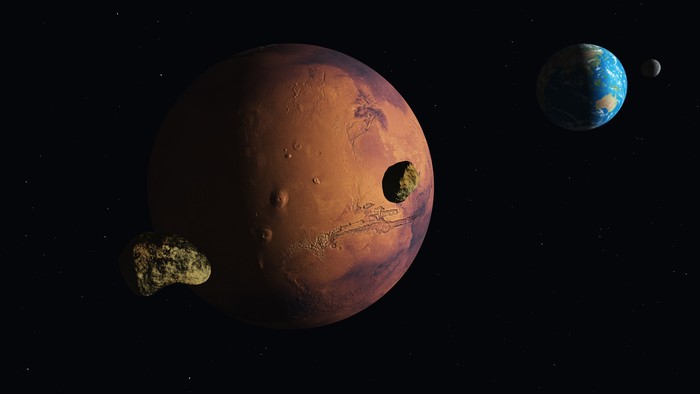 Ilustrasi Planet Mars