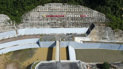 Begini Megahnya Bendungan Pertama di Sulawesi Tenggara