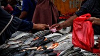 Menurut pedagang, saat menjelang sore nanti para pembeli akan semakin ramai membeli aneka seafood dan berbagai bahan makanan lainnya.
