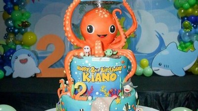 7 Foto Perayaan Ultah Ke-2 Kiano Anak Baim Wong, Digelar Meriah Sewa 1 Ancol