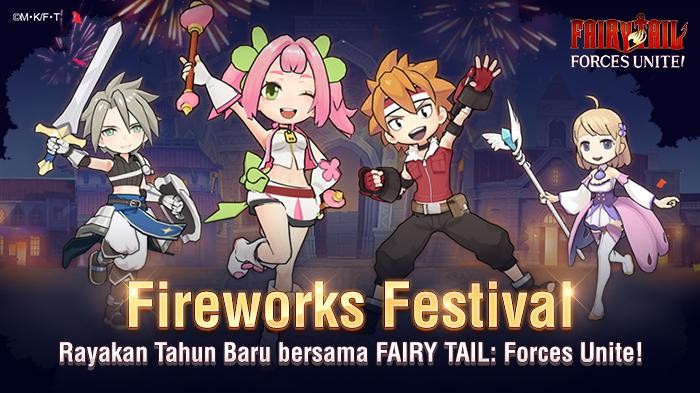 Login dan Rayakan Pesta Tahun Baru 2022 di Fairy Tail: Forces Unite!