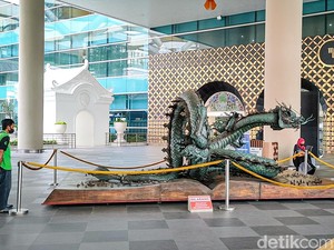 Patung Naga di Bandara YIA Jadi Sorotan, Ini Makna dan Penjelasan Pengelola