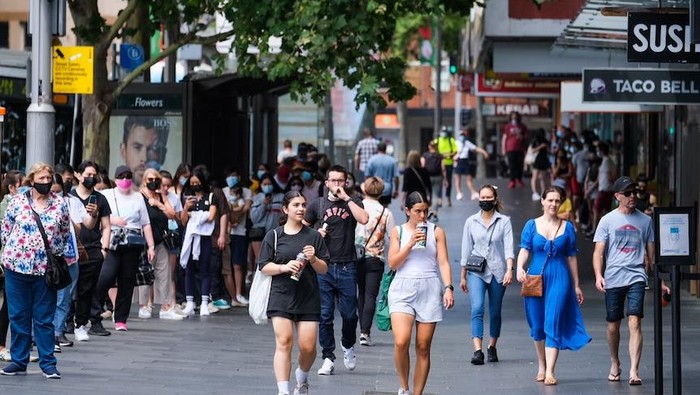 Penularan COVID-19 di Sydney Terus Naik, Angka Kasus Harian Mencapai Lebih dari 20 Ribu