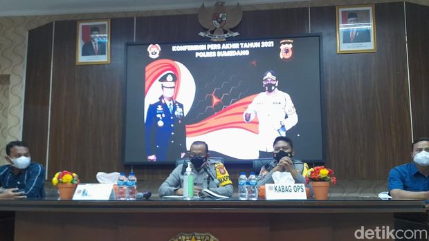 Polres Sumedang Gelar Rilis Akhir Tahun